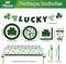 98PCS St Patrick's Day Party Supplies Green Irish Shamrock Tableware Set Lucky Shamrock Birthday Party Supplies St Patrick's Day Party Decorations Irish Shamrock Paper Plates and Napkins for 16 Guests